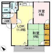 フレグランス大畠 A棟の間取り画像