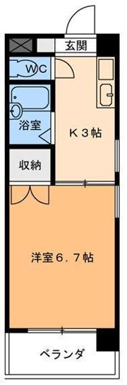 エクシード緑町の間取り画像