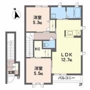 ファミーユ香貫 Aの間取り画像