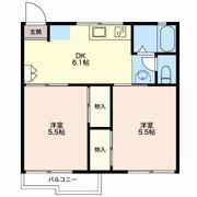 サンヴェール池田 Aの間取り画像
