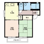 パストラルコート・S Aの間取り画像