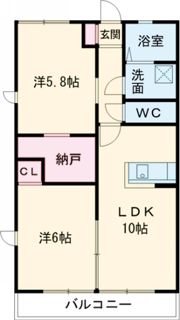 メルベーユセゾンの間取り画像