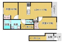 安江アパートの間取り画像