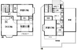 栗木台貸家Dの間取り画像