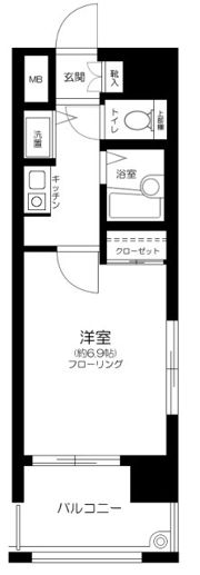 ヴィア・シテラ赤坂の間取り画像