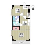 ベルヴューA館の間取り画像