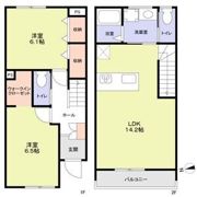 フォレストメゾン梅小路の間取り画像