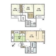 東菅野戸建の間取り画像