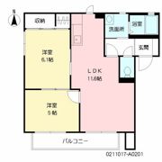 照波園ホーフ A棟の間取り画像