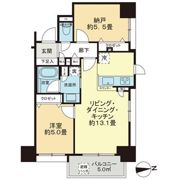 デュオ府中駅前の間取り画像