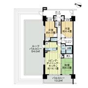 クレストフォルム横浜リヴァシスの間取り画像