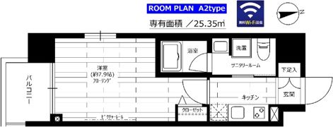 グランドコンシェルジュ新御徒町駅前の間取り画像