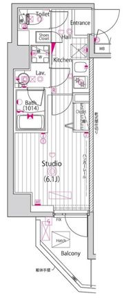 ガーラ横濱関内グランドステージの間取り画像