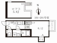 アルバトロスの間取り画像