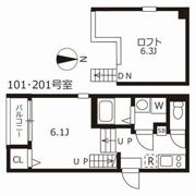 ハーモニーテラス三番町の間取り画像