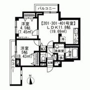 スカイエ西日暮里の間取り画像