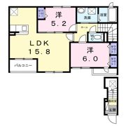パーシモンの間取り画像