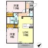 D-ROOMベルポートの間取り画像