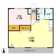 MBCハイツ Aの間取り画像