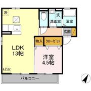 コーポ小野弐番館の間取り画像