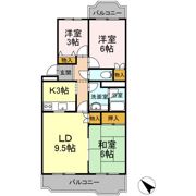 第2コスモスヴィラの間取り画像
