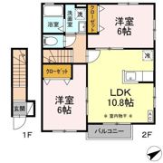 DUPLEX与一 A棟の間取り画像