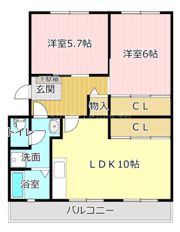 永田マンションの間取り画像