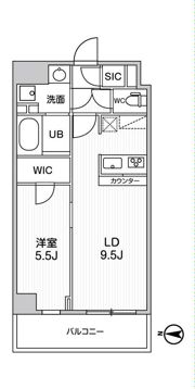 ALTERNA菊川Ⅱの間取り画像