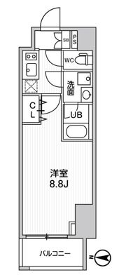 ALTERNA菊川Ⅱの間取り画像