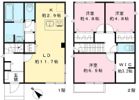 戸田市氷川町3丁目戸建 C棟の間取り画像