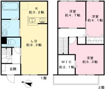 クロシェットの間取り画像