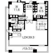 プラウドタワー支倉の間取り画像