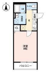 シャルム桜ヶ丘の間取り画像
