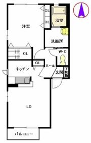 ファミールオガタ D棟の間取り画像
