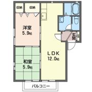 メイフェア Bの間取り画像