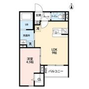 パロス瓢箪山ラドスールの間取り画像