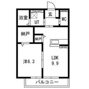 シャルージュの間取り画像