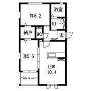 ライラックハイムの間取り画像