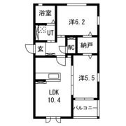 ライラックハイムの間取り画像