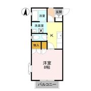 クリスタル女池 Bの間取り画像
