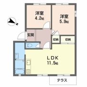 グリーンハイツ・イナモトの間取り画像