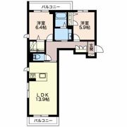サンリッツ杉山の間取り画像