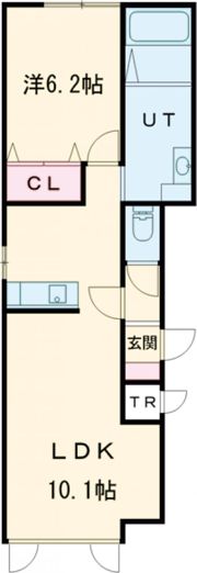 BelleB棟の間取り画像