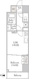 ルミーク錦糸町の間取り画像