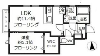 デザインコート国立の間取り画像