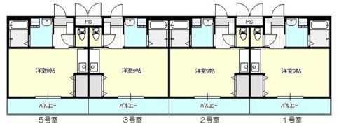 フェリオ川越の間取り画像