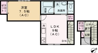 エスワンハイツ古淵の間取り画像