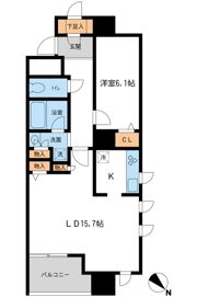 メトロタワー山下町の間取り画像