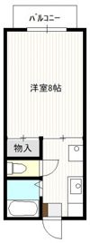 クリーンハウスコーポB棟P付の間取り画像