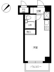 スカイコート世田谷用賀の間取り画像
